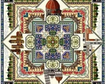 Chatelaine Design - The Tuscany Town Mandala - Cross Stitch Pattern