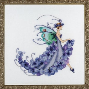 NC199 - Nora Corbett - Wisteria Pixie Blossom Collection - Pattern and Embellishments