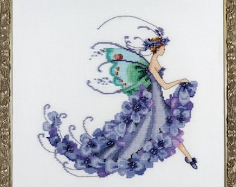 Nora Corbett - Wisteria Pixie Blossom Collection - Pattern and Embellishments