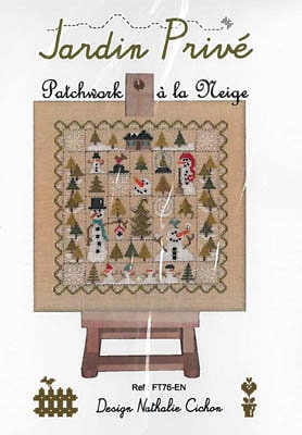 Jardin Prive'-Patchwork A La Neige-New Cross Stitch Pattern