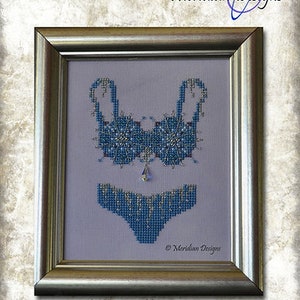 Meridian Designs - Teenie Weenie Bikinis - January (chart & charm) - Pattern