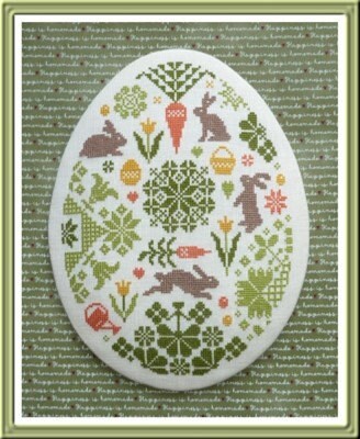 Jardin Prive'-Chasse Aux Oeufs-New Cross Stitch Pattern