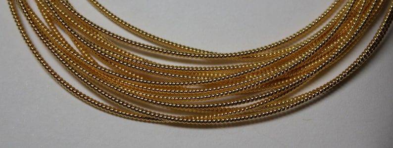 Benton & Johnson Goldwork-Pearl Purl-Gilt metal embroidery thread-choose size image 2