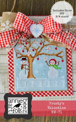 Annie Beez Folk Art-Frosty's Valentine