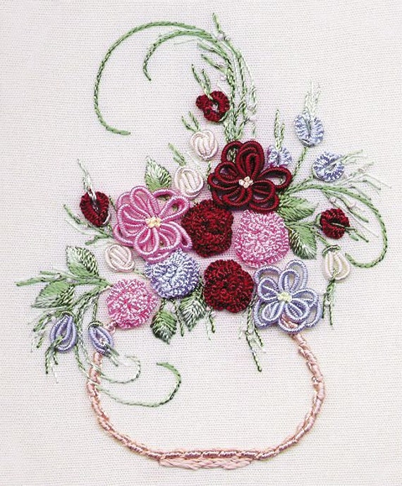 Primavera Brazilian embroidery kit #1601 w// book-EdMar threads//choose fabric
