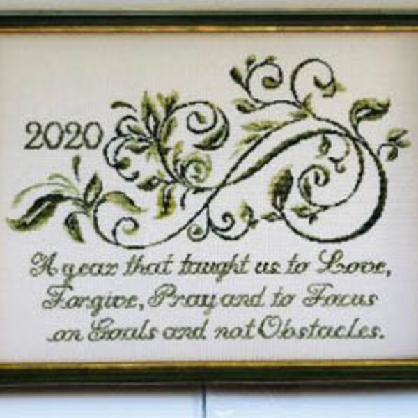 Keslyn's - Focus Year - Cross Stitch Pattern