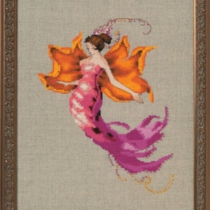 NC252 - Nora Corbett -  Autumn Blaze Autumn Pixies - Pattern and Embellishments