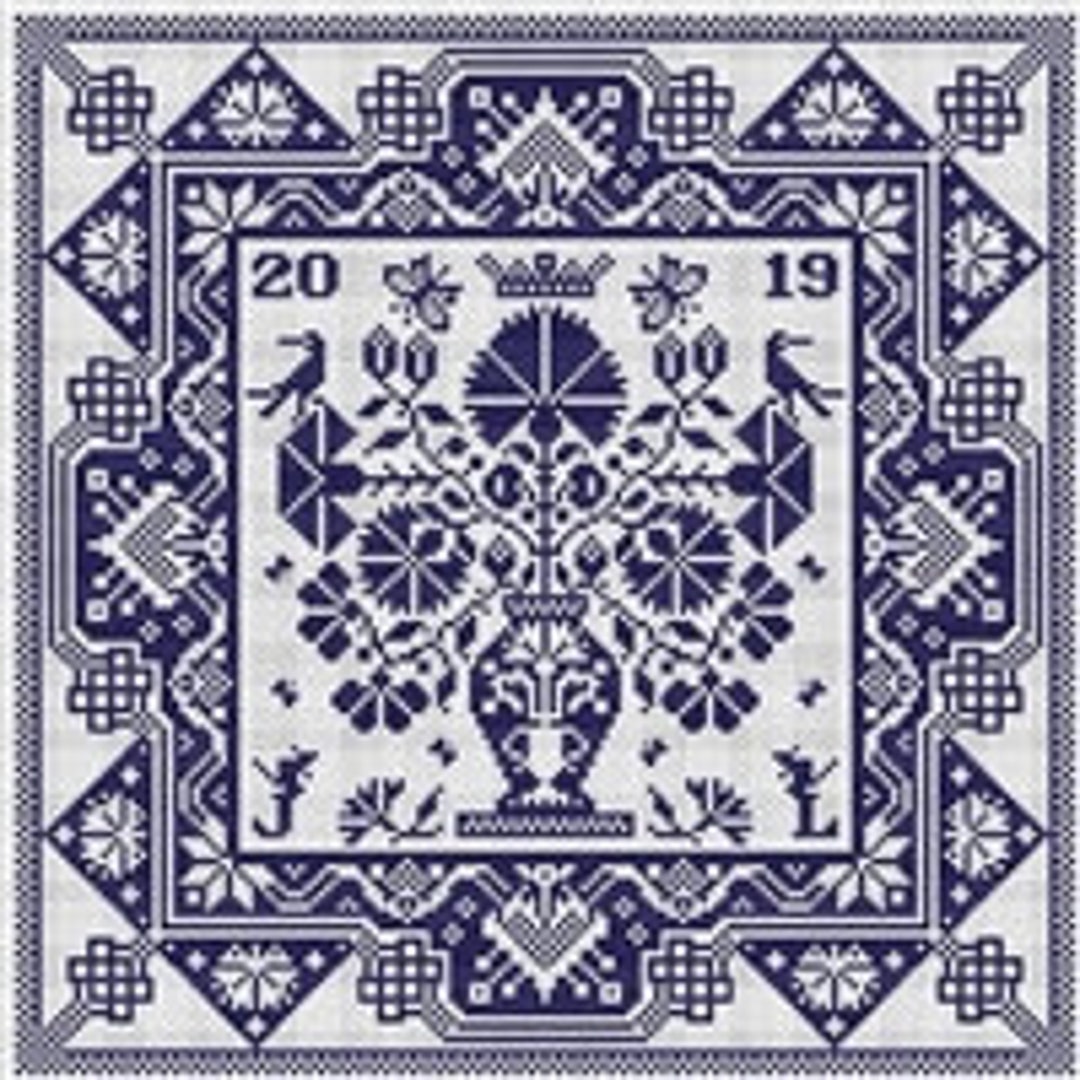 Long Dog Samplers - Bloo Boo Kay - Cross Stitch Pattern