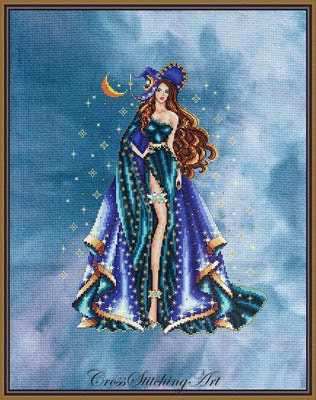 Cross Stitching Art-Celeste