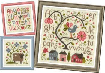 Jardin Prive'-Composition Florale 1-New Cross Stitch Pattern