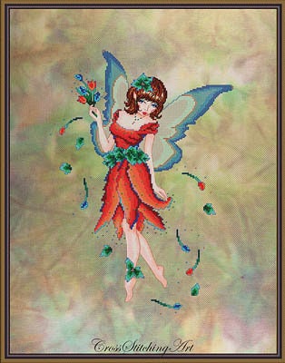 Cross Stitching Art-Anneke-The Tulip Fairy