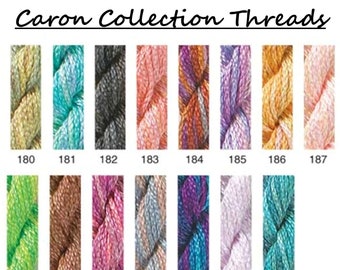 Caron Collection Waterlilies, Wildflowers, Watercolours, Impressions - Colors 180-194 - Variegated Embroidery Threads