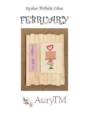 Aury TM Designs-Quaker Birthday Cakes-February