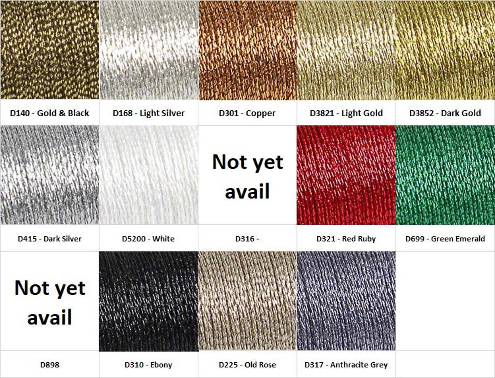2590 Code Thread DMC Diamant Thread - Multiple Colors, Metallic Cross Stitch Thread - Etsy