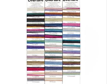 Rainbow Gallery ~ Overture 4-Ply Cotton Needlepoint Thread Pastel Blue /  Pink