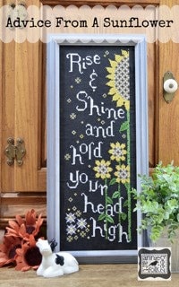 Annie Beez Folk Art-Advice From A Sunflower