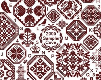 Sampler Cove - Grace Quaker Sampler- Cross Stitch Pattern