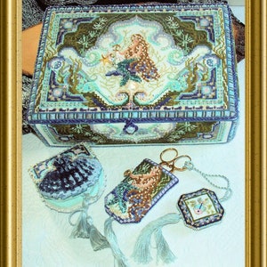 Chatelaine Design - Mermaid Treasure Box - Cross Stitch Pattern