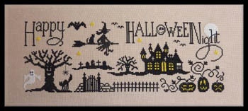 Jardin Prive'-Happy Halloween Night-New Cross Stitch Pattern