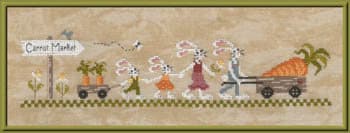 Jardin Prive'-Carrot Market-New Cross Stitch Pattern