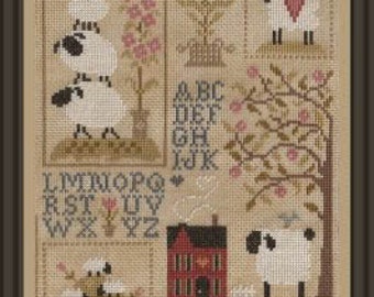 Jardin Prive' - Histoires De Moutons 3 - New Cross Stitch Pattern