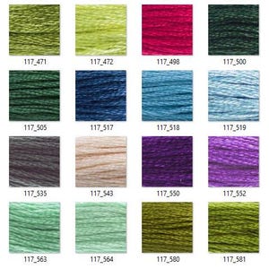 DMC Floss Six Strand 502-734 *Choose Color*