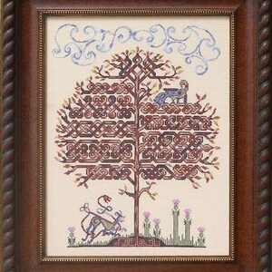 Ink Circles  - Tanglewood - Cross Stitch Pattern