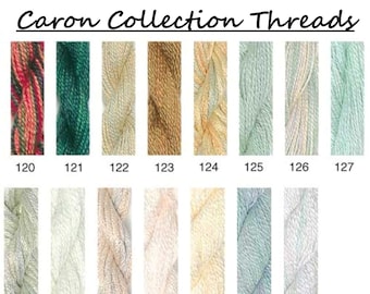 Caron Collection Waterlilies, Wildflowers, Watercolours, Impressions - Colors 120-134 - Variegated Embroidery Threads