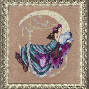 Moon Flowers  - Mirabilia Chart and Embellishment Package - Sold separately