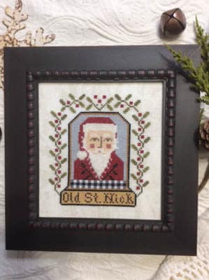 Annie Beez Folk Art-Old St. Nick
