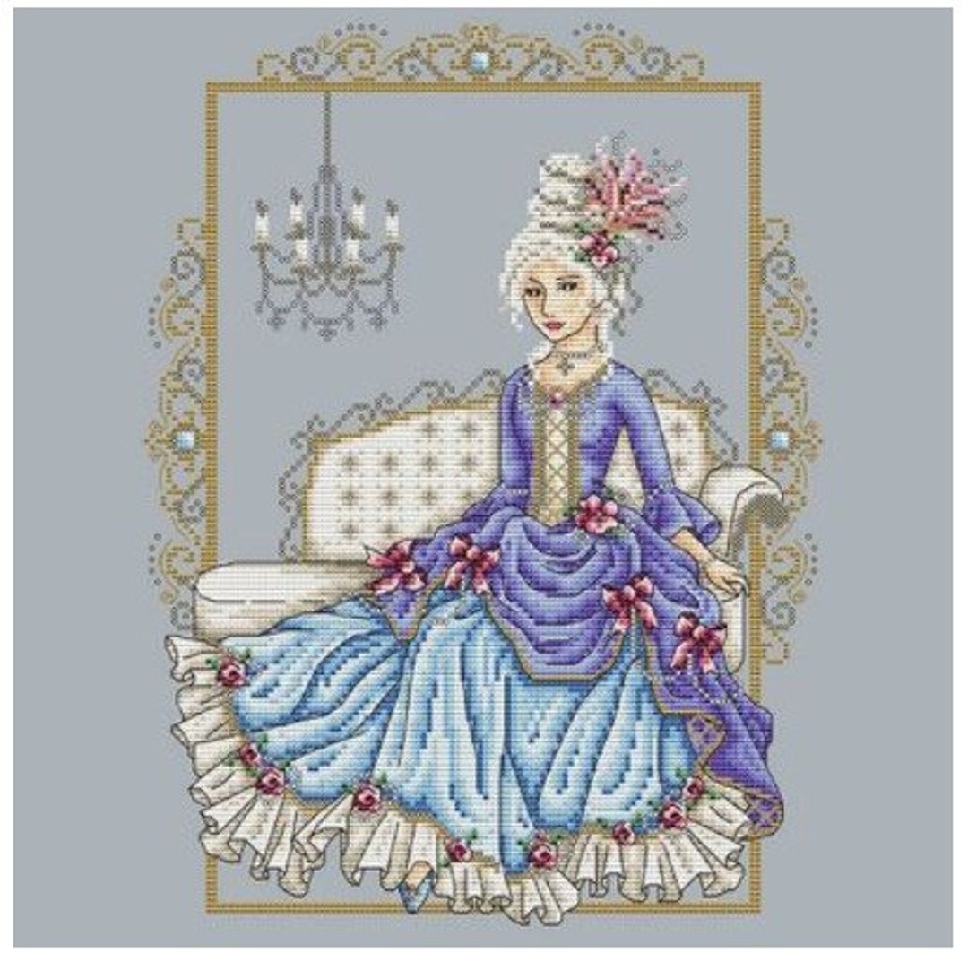 Shannon Christine - Rococo Lady - Cross Stitch Pattern - Etsy