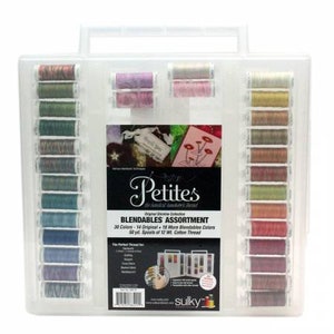 Sulky Threads 12 Wt. Petites Cotton Embroidery Thread - 30 Cotton Petites Blendables