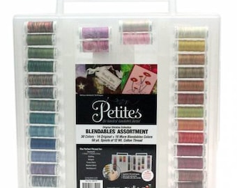 Sulky Threads 12 Wt. Petites Cotton Embroidery Thread - 30 Cotton Petites Blendables