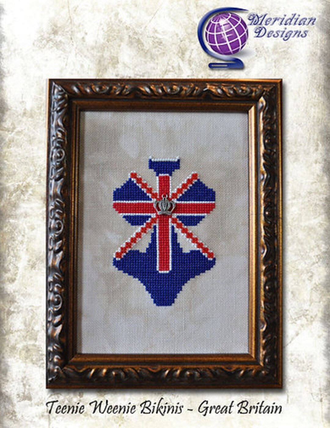 Meridian Designs Teenie Weenie Bikinis Great Britain chart & Charm ...