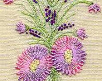 Knotted Lazy Daisy Brazilian embroidery kit #5104 - EdMar threads/choose color