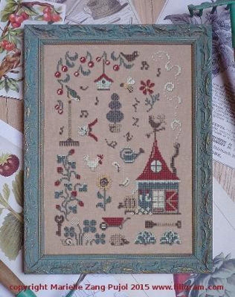 Filigram In My Garden There Is Cross Stitch Pattern image 1