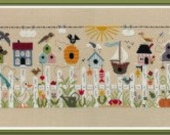 Jardin Prive' - Au Fil Des Nichoirs - New Cross Stitch Pattern