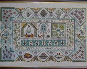 Moira Blackburn - Peaceful Garden Sampler - Pattern