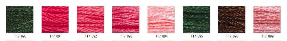 DMC Floss Six Strand 738-892 *choose Color* - Etsy