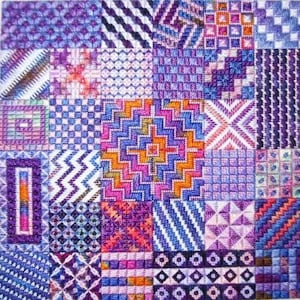 Needle Delights Originals - Sugilite - Jewels & Gemstones Series - Pattern or Full Kit