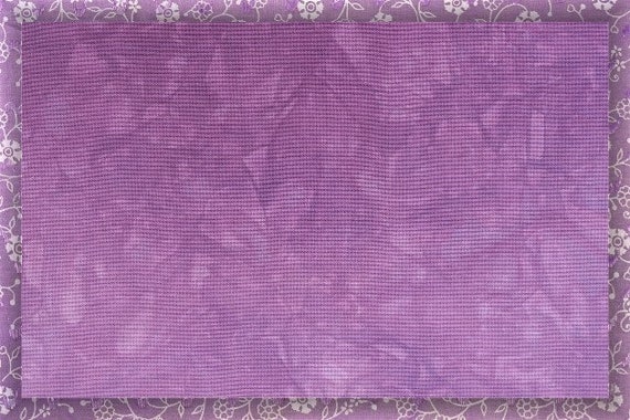 Celadon 17 x 19 Cross-Stitch Fabric Hand-Dyed 11 Count Aida Cloth