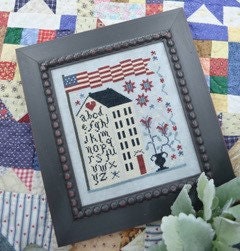 Annie Beez Folk Art-American House Sampler