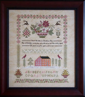 Cottage Garden Samplings-Peace On Earth Sampler