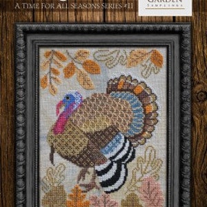 Cottage Garden Samplings - Time For All Seasons 11 - Turkey Day - Pattern