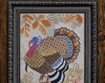 Cottage Garden Samplings - Time For All Seasons 11 - Turkey Day - Pattern