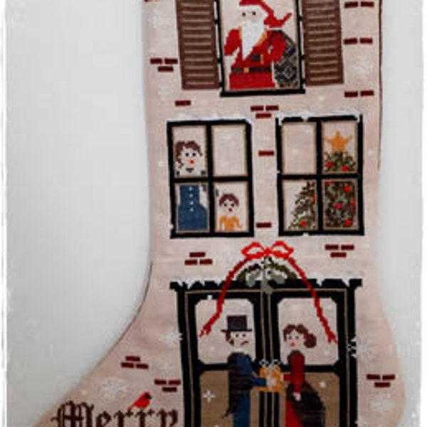 Fairy Wool in The Wood - Vintage Christmas Stocking - Cross Stitch Pattern