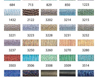 Kreinik Metallic Braid #8 1432-9594 **Choose Color**