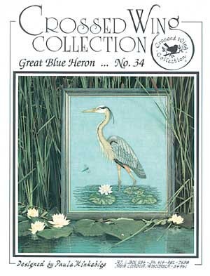 Crossed Wing Collection-Great Blue Heron