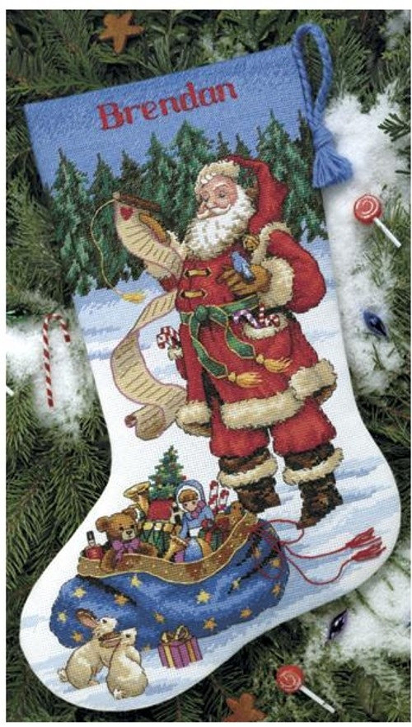 Купить Новогодний Набор Вышивка