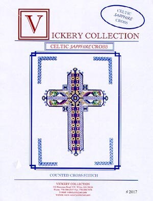 Vals Stuff-Celtic Sapphire Cross